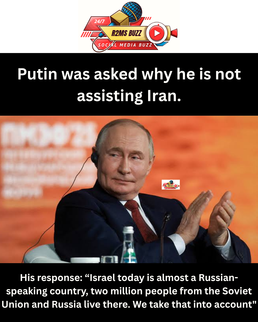 Russia reply on Iran vs Israel & US war Russia reply on Iran vs Israel & US war