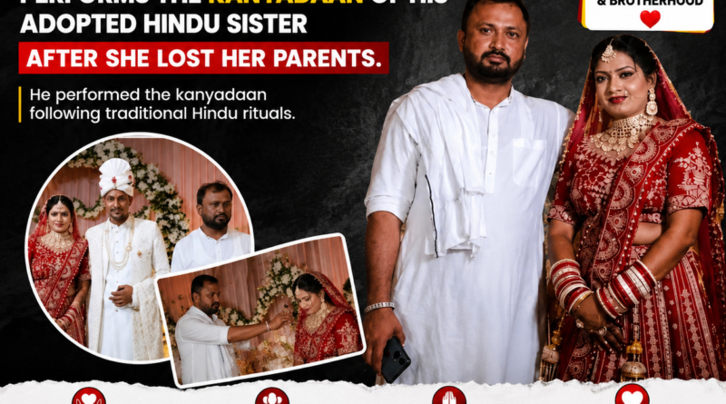 Muslim man performs kanyadaan, Uttar Pradesh wedding news, Hindu Muslim unity, communal harmony India, inspiring India news,