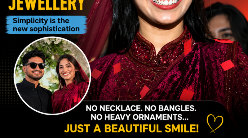 Meta Title: Bride Marries Without Jewellery: Minimalist Wedding Look Goes Viral Across Social Media Meta Description: A bride's decision to get married without wearing heavy jewellery has captured the internet's attention. Here's why her simple wedding look is inspiring thousands. Focus Keyword: Bride Marries Without Jewellery