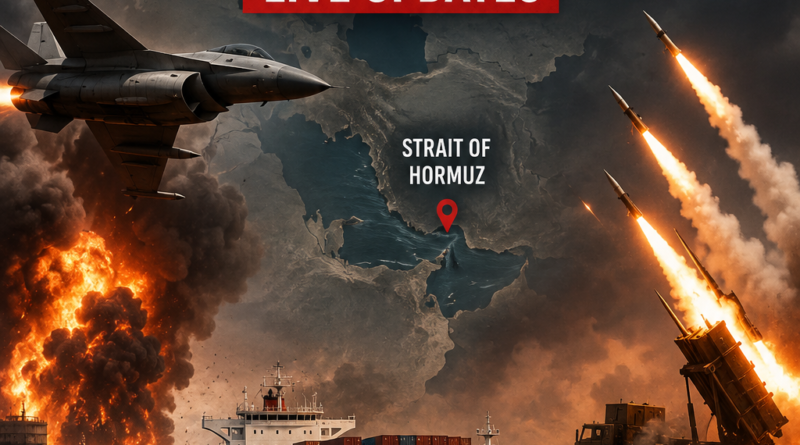 US launches fresh strikes as Iran closes Strait of Hormuz
