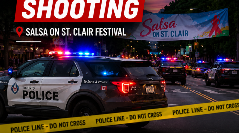 Toronto festival shooting, Salsa on St. Clair shooting, Toronto breaking news, Canada shooting today, Toronto police investigation, St. Clair Avenue shooting, Ontario news, Toronto gun violence, Salsa Festival Toronto, latest Canada news, Toronto crime news, public safety Canada, world news, R2MS Buzz.