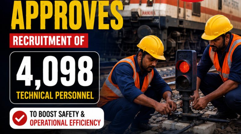 Indian Railways recruitment 2026, Railway Ministry recruitment, Indian Railways technical jobs, Railway technician vacancy, RRB recruitment 2026, Indian Railways latest news, railway jobs India, Signal Technician Grade I vacancy, Technician Grade III recruitment, Railway safety, Indian Railways vacancies, railway employment news, government jobs India, R2MS Buzz News