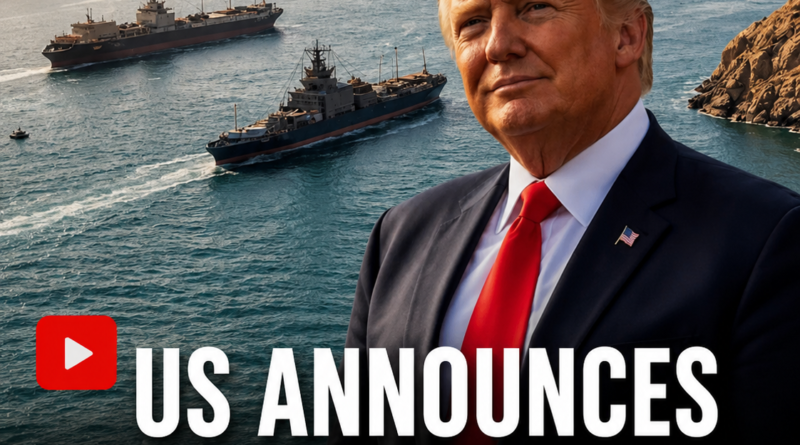 Trump Announces 20% Cargo Fee for Strait of Hormuz, Iran Rejects US Plan