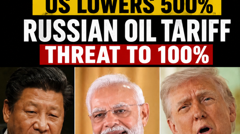 US Russia sanctions bill, Russian oil tariff, India Russian oil imports, China Russian oil, Donald Trump Russia sanctions, Lindsey Graham sanctions bill, Richard Blumenthal, Russia Ukraine war, US tariff on Russian oil, Russian energy sanctions, India US trade news, global oil market, Russian natural gas, US Congress sanctions bill, world news 2026