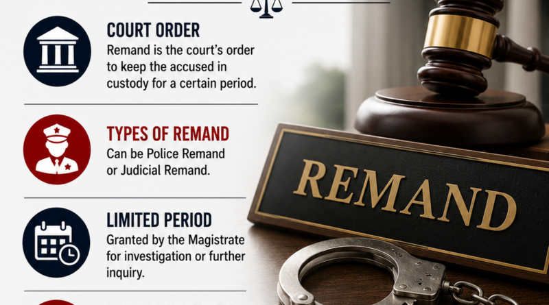Police Remand vs Judicial Remand Explained What Is a Remand in India Magistrate Remand Process Police Custody and Judicial Custody Guide Criminal Procedure Remand Explained Rights During Police Remand