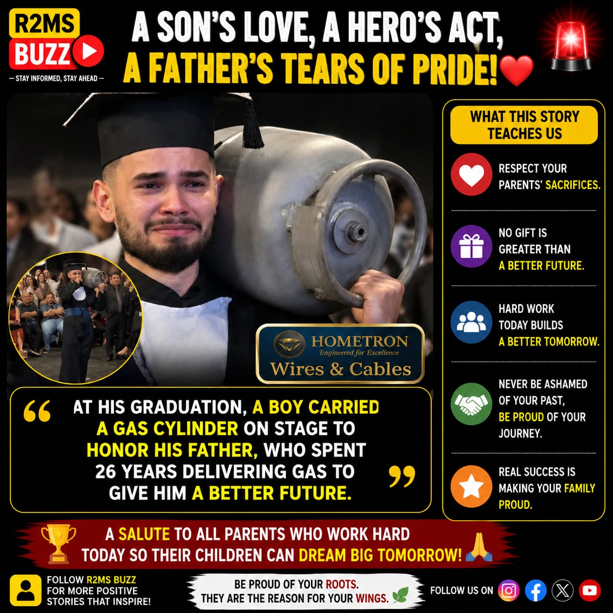 Son Honours Father’s 26 Years of Hard Work: An Emotional Graduation Story of Respect, Sacrifice and Success Son Honours Father’s 26 Years of Hard Work: An Emotional Graduation Story of Respect, Sacrifice and Success