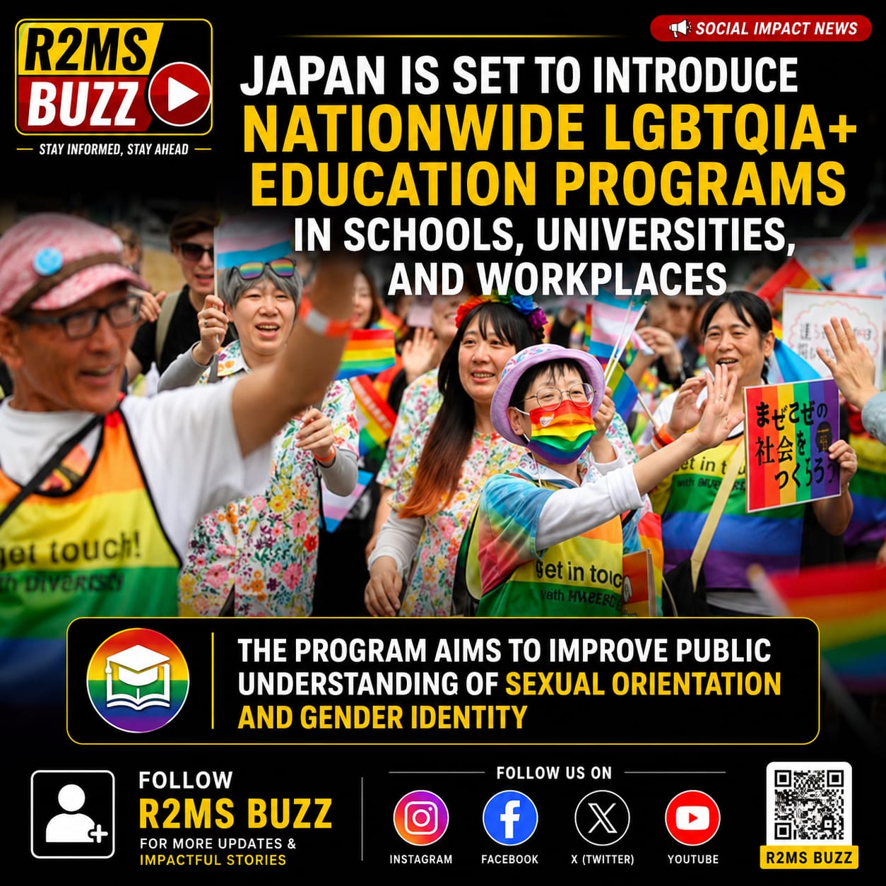 Japan Plans LGBTQIA+ Education Programs: A Step Toward Awareness, Inclusion and Equal Understanding