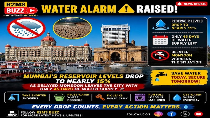 Mumbai Water Crisis Alert Mumbai Water Crisis Alert