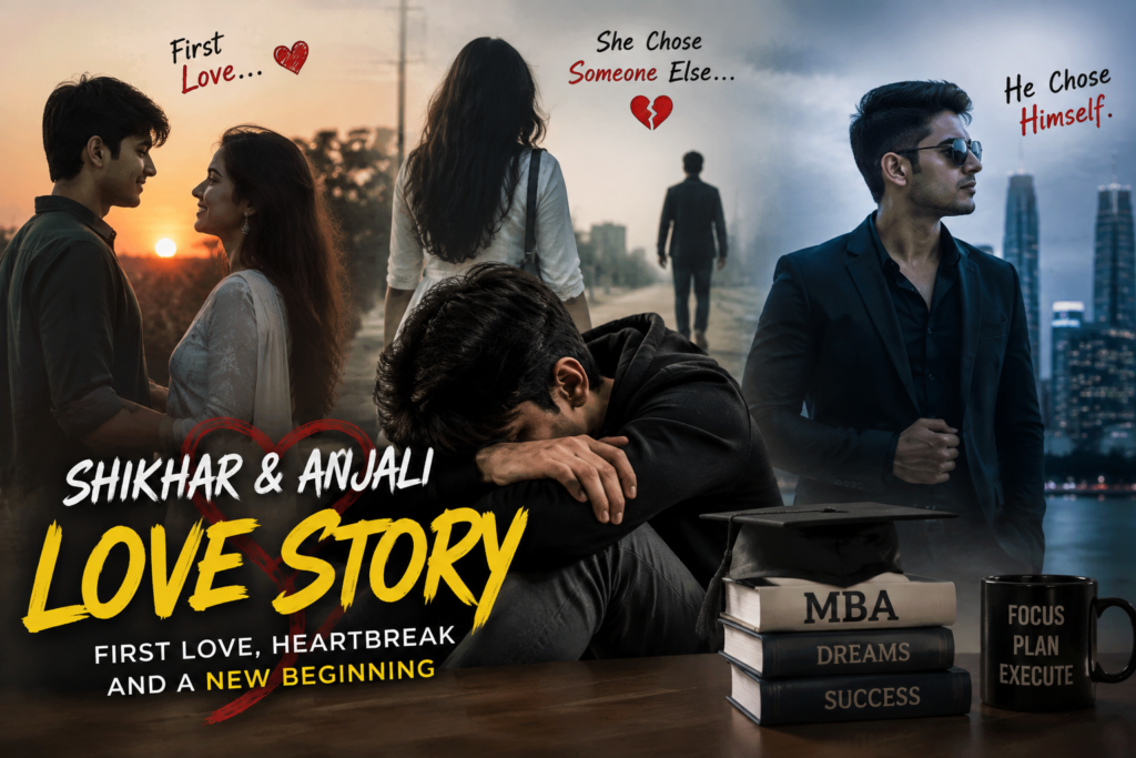 Shikhar and Anjali emotional love story about first love and heartbreak